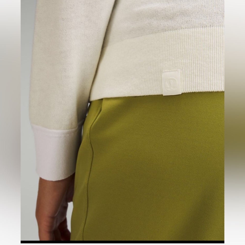 Silk Lululemon Crewneck Ivory - Picture 6 of 8